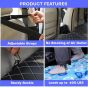 Allextreme S31 Non Inflatable Car Bed Mattress Double-Sided Back Seat Foldable Sleeping Bed for Kids & Adults Travel Trips Camping Picnic Universal Fit - (Blue)