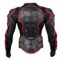 AllExtreme ARBA002 Full Body Armor Jacket Spine Chest Protection Gear Motocross Protector for Motorcycling Biking Riding - (Red, Size - M)