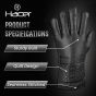 Allextreme Winter Riding Gloves Synthetic Leather Full Finger Warm Mittens for Motorbike Racing Biking Climbing Cold Weather Protection