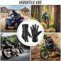 Allextreme Winter Riding Gloves Synthetic Leather Full Finger Warm Mittens for Motorbike Racing Biking Climbing Cold Weather Protection