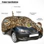 Allextreme MFR5055 100% Waterproof Car Body Cover Compatible for Maruti Suzuki Fronx 3 Layers UV & Rain Protection Triple Stitched Bottom Elastic with Mirror Pockets (Military/Camouflage Design)