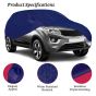 Allextreme TN9002 100% Waterproof Car Body Cover Compatible for Tata Nexon 3 Layers UV & Rain Protection Triple Stitched Full Bottom Elastic Grip with Mirror Pockets (Tiebond Blue)