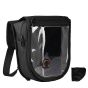 Allextreme Universal Bike Tank Bag Pouch (Non Magnetic) with Water Proof Rain Cover & Straps to use as Sling Pouch Bike Riding Accessory for All Motorcycles (2.5Ltr, Black, 1 Pc)