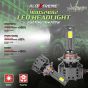 AllExtreme 9005/9012 350W LED Headlight Bulb for Cars IP68 Water-Resistant Super Bright 6000K/35000LM Conversion Kit with 3 Copper Tube Heat Conduction System (1 Year Warranty, Set of 2)