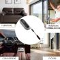AllExtreme Soft Microfiber Car Duster Brush with Extendable Handle Wet & Dry Scratch Free Surface Cleaner Multipurpose Kitchen Accessory for Dusting Cleaning (Grey, Pack of 1)