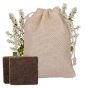 Allextreme Hanging Wood Jute Bag Car Perfume Scent - Majestic Musk Fragrance for 30 Days Diffuser Interior Car-Accessories Air Freshener with Essential Oil Aroma (Set of 1, 40g)
