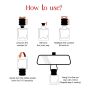 Allextreme Hanging Car Perfume Pods Diffuser Scent - Rare Rose Fragrance for 45 Days Interior Car-Accessories Air Freshener with Essential Oil Aroma (Set of 1, 10 ml)