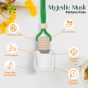 Allextreme Hanging Car Perfume Pods Diffuser Scent - Majestic Musk Fragrance for 45 Days Interior Car-Accessories Air Freshener with Essential Oil Aroma (Set of 1, 10 ml)