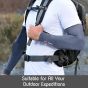 Allextreme Arm Sleeves and Balaclava Combo Hand UV Protection Cover & Riding Full Face Mask Set for Men Women Cycling Biking Outdoor Use (1 Pair Arm Sleeves & Balaclava- Dark Grey)