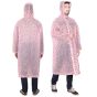 Allextreme EVA Waterproof Unisex Rain Coat Hooded Full Sleeves Outdoor Men, Women, Boys & Girls Rainwear Poncho Raincoat for Camping, Hiking & Travelling (Random Color & Design)