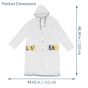 Allextreme EVA Raincoats Transparent Reusable Water Resistant with Hood and Sleeves for Women Men Camping Rainy Season Travel (ALX-UK07)
