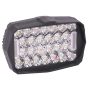Allextreme 30W LED Fog Lamp 9-85V DC Power 3000 Lm High Brightness Bar Lights External Spotlight with Mounting Bracket Universal Fit for All Cars and Bikes (Cool White/Red, Pack of 1)