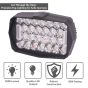 Allextreme 30W LED Fog Lamp 9-85V DC Power 3000 Lm High Brightness Bar Lights External Spotlight with Mounting Bracket Universal Fit for All Cars and Bikes (Cool White/Red, Pack of 1)