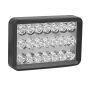 Allextreme 24W LED Fog Lamp 9-85V DC Power 6000 Lm High Brightness Bar Lights External Spotlight with Mounting Bracket Universal Fit for All Cars and Bikes (White, Pack of 1)