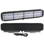 Allextreme 24W LED Fog Lamp 9-85V DC Power 9000 Lm High Brightness Bar Lights External Spotlight with Mounting Bracket Universal Fit for All Cars and Bikes (Yellow/Warm White, Pack of 1)