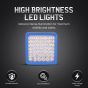 Allextreme 42W LED Fog Lamp 9-85V DC Power 7000 Lm High Brightness Bar Lights External Spotlight with Mounting Bracket Universal Fit for All Cars and Bikes (Warm White/Yellow, Pack of 1)