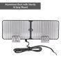 Allextreme 24W 9-85V DC Power 7000 Lm High Brightness LED Fog Lamp Bar Lights External Spotlight with Mounting Bracket Universal Fit for All Cars and Bikes (Cool White, Pack of 1)