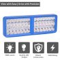 Allextreme 24W LED Fog Light DC 9-85V 7000Lm High Brightness 3000-5000K Color Temperature Universal 42 Beads Spotlights For All Car Bike Motorcycle Scooty (1Pc, Warm White/Yellow)