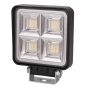 Allextreme 24W 9-85V DC Power 7000 Lm High Brightness LED Fog Lamp Bar Lights External Spotlight with Mounting Bracket Universal Fit for All Cars and Bikes (Warm White/Yellow, Pack of 1)