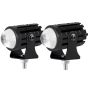 Allextreme 15W LED Fog Light 80V High Brightness Three Colour Spotlights with Projector Lens Universal Headlight For All Car Bike Motorcycle Scooty (Pack of 2, Yellow/White/Red)