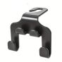 Allextreme Car Backseat Headrest Hook Storage Hanger Universal Durable Organiser Space Saver with Mobile Phone Holder for Handbag Purse Grocery Bags (Pack of 1, Black)