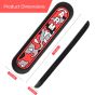 AllExtreme Universal Car Door Guard Trim Anti Scratch Bumper Door-Edge Rubber Paint Protector Sticker Compatible with All Cars & Vehicles (4Pcs, Red/Black)