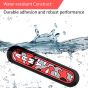 AllExtreme Universal Car Door Guard Trim Anti Scratch Bumper Door-Edge Rubber Paint Protector Sticker Compatible with All Cars & Vehicles (4Pcs, Red/Black)