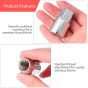 AllExtreme M12x1.5mm Locking Steel Alloy Wheel Lock Bolts 60Deg Tapered Close End Security Nuts with Key for Car Truck Wheels (5Pcs, Random Colour)