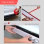 AllExtreme EX3DCG2 Car Double Cylinder Exhaust Sticker 3D Simulation Grid Tail Pipe Rear Bumper Vent Fender Styling Decal for All SUVs (White, 2 Pcs)