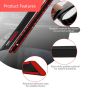 AllExtreme Anti-Collision Patch Front and Rear Universal Bumper Guard Strip Adhesive Anti-Scratch Door Sill Protector Trim for Car Doors Edge (4 Pcs, Black)