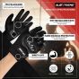 Allextreme Probiker Protective Full Finger Gloves Anti-Skid Surface Breathable Bike Riding Glove for Motorcycle Bike Cycling Climbing Mountaineering Hiking (L, Black)