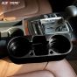 Allextreme EXCHRC1 Universal Car Double Cup Holder Portable Coffee Drink Storage Side Pocket Tray Console (Random colour)