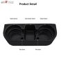 Allextreme EXCHRC1 Universal Car Double Cup Holder Portable Coffee Drink Storage Side Pocket Tray Console (Random colour)