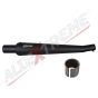 AllExtreme EX119 Type 2 Model Silencer with Glasswool for BS3 and BS4 Royal Enfield Bullet All Models Electra Standard Classic 350cc and 500cc (Bush Included, Black)
