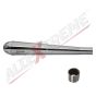 AllExtreme EX120 Megaphone Silencer Exhaust with Glasswool for BS3 and BS4 All Models Royal Enfield Bullet Electra Standard Classic 350cc and 500cc (Bush Included, Chrome)