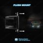 Allextreme EX4L131 4 LED CREE 4D Optic Fog Light Driving Lamps Waterproof Projector Light (16W, Pack Of 2)