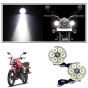 AllExtreme Mini 7 Led Round Fog Light Waterproof Off Road Driving Spot Light For Royal Enfield Bullet ATV SUV Truck Bikes Cars (21W, Pack Of 2)