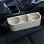 Allextreme EXCHRC1 Universal Car Double Cup Holder Portable Coffee Drink Storage Side Pocket Tray Console (Random colour)