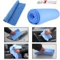 AllExtreme EXFLD15 Car Wash Microfiber Essentials Kit 7 in 1 Pack with Polishing Pads, Wash Glove, Cleaning Cloth, Synthetic Chamois and Wash Sponge (7 Pcs)
