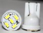Allextreme 2pcs T10 Wedge 5-SMD 1206 Colouring 7000K LED Bulbs 194 168 175 2825 W5W 158 161 For License Plate Light, Parking Light,(White)