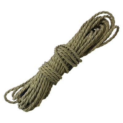 AllExtreme EX28LGR High Strength Leg Guard Rope Synthetic Towing Securing Rope Compatible for Bullet, Cars, Motorcycles, ATV and UTV (28M, Brown)