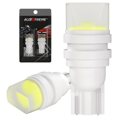 Allextreme EXT105G Universal T10 LED Parking Light Super Bright Interior Pilot License Plate Dome Indicator Lamp Bulb for Car Bike and Motorcycle (1W, Green, 2 PCS)