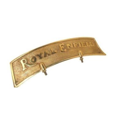 AllExtreme EXFF172 Brass Metal Front Fender Plate Motorcycle Decorative Accessory Sharply Finished Embossed Offers Vintage & Retro Look (100 gm)