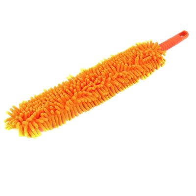ALLEXTREME DCF-GF02 Microfiber Brush with Flexible Plastic Handle Chenille Duster Washable Cleaning Mop for Cars Fans Ceiling Furniture & Home (Random Colour)