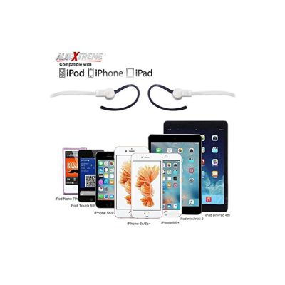 Allextreme MAK 3.5 mm Stereo Headphone with Mic and Inline Control for iPhone, Samsung Mobiles and Tablets (White)