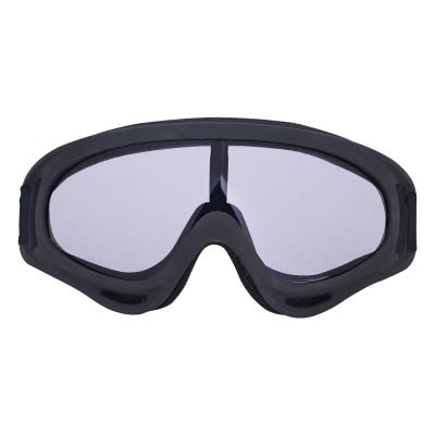Allextreme EXGRM1P Unisex Ski Snow Goggles with Windproof, Dustproof, UV Protection & Anti-Glare Lens for Riding and Skiing (Dark Matte Black)