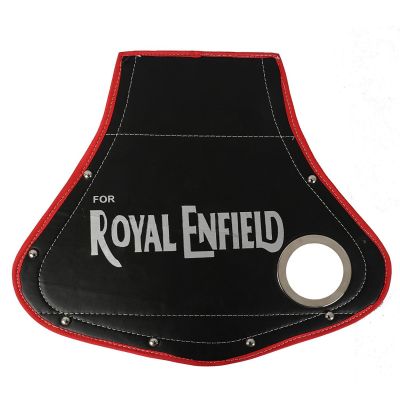 AllExtreme EXUMSH1 Bike Rear Mudflap with Silencer Hole Customised Universal Motorcycle Splash Guard Compatible with Bullet Classic 350 & 500 Models