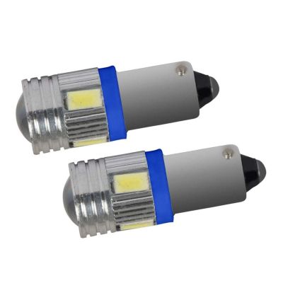 Allextreme EXT10SB Universal BA9S Socket LED Parking Light License Plate Indicator Lamp Bulb for Car, Bike & Motorcycle (2 PCS)