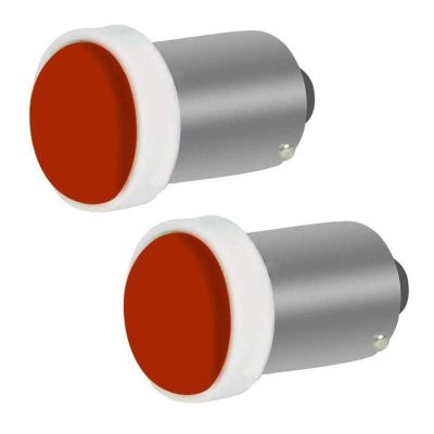 Allextreme EXBA9SR1 BA9S LED Parking Light Super Bright 5 SMD Car Interior License Plate Wedge Dome Trunk Dashboard Bulb for Car Bike and Motorcycle (5W, Red, 2 PCS)