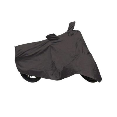 AllExtreme EXSBCB1 Universal Waterproof Motorcycle Bike Body Cover for All Weather Outdoor Sun Wind and Rain Protection (Extra Large, Black)